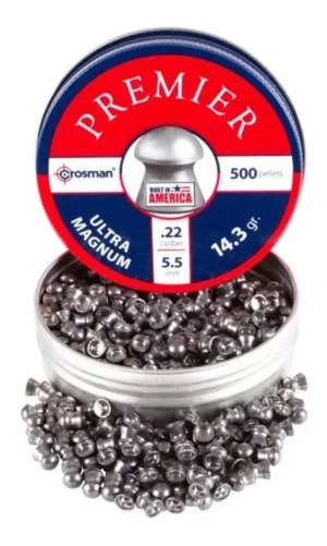 CROSMAN - POSTÓN PREMIER ULTRA MAGNUM CAL 5.5MM 14,3 gr - 500 UD