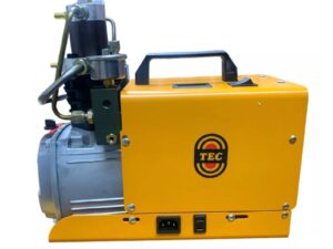 TEC – COMPRESOR DE ALTA PRESIÓN PARA RIFLE PCP Y SCUBA 4500 PSI